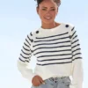 Vivance Stripe Long Sleeve Jumper