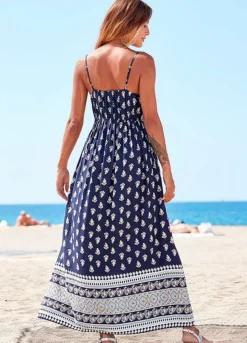 Vivance Sustainable Printed Maxi Dress 7 Vivance Sustainable Printed Maxi Dress -Sunbeach Style Shop Vivance Sustainable Printed Maxi Dress78321156FRSP W01