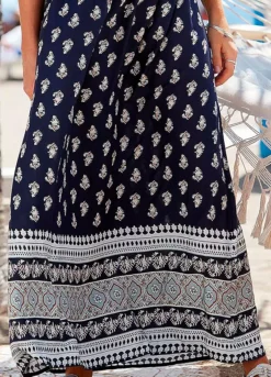 Vivance Sustainable Printed Maxi Dress 8 Vivance Sustainable Printed Maxi Dress -Sunbeach Style Shop Vivance Sustainable Printed Maxi Dress78321156FRSP W02