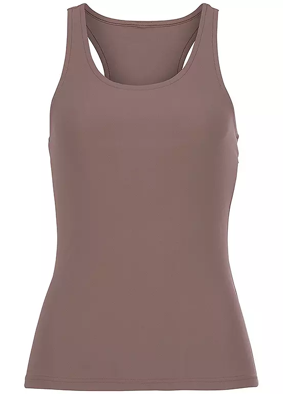Active By LASCANA Cut-Out Sleeveless Vest Top 2 Active By LASCANA Cut-Out Sleeveless Vest Top - Image 2
