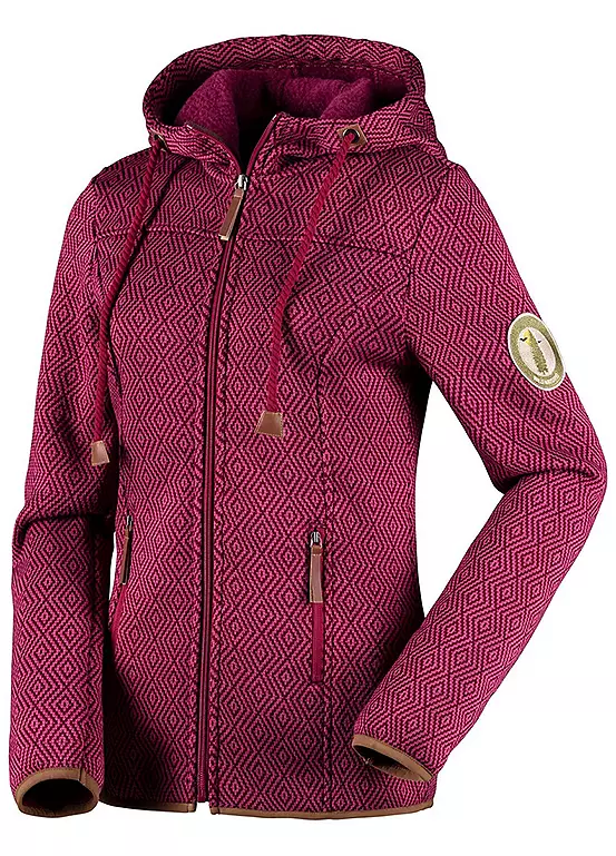 Active By LASCANA Hooded Fleece Jacket 2 Active By LASCANA Hooded Fleece Jacket - Image 2