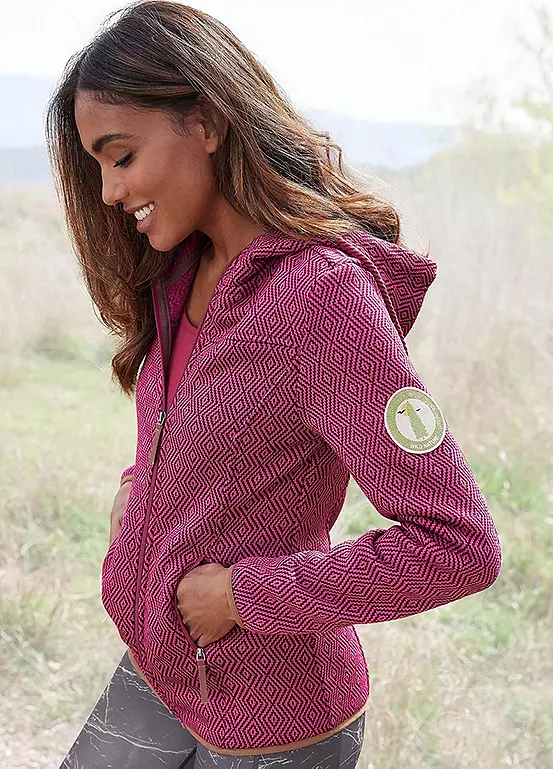 Active By LASCANA Hooded Fleece Jacket 1 Active By LASCANA Hooded Fleece Jacket