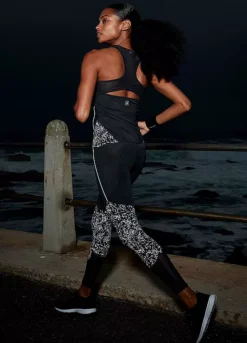 Active By LASCANA Reflective Print Racerback Running Top -Sunbeach Style Shop active by LASCANA Reflective Print Racerback Running Top46748843FRSP W02