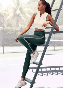 Active By LASCANA Side Stripe Tennis Leggings 7 Active By LASCANA Side Stripe Tennis Leggings -Sunbeach Style Shop active by LASCANA Side Stripe Tennis Leggings97639733FRSP W01