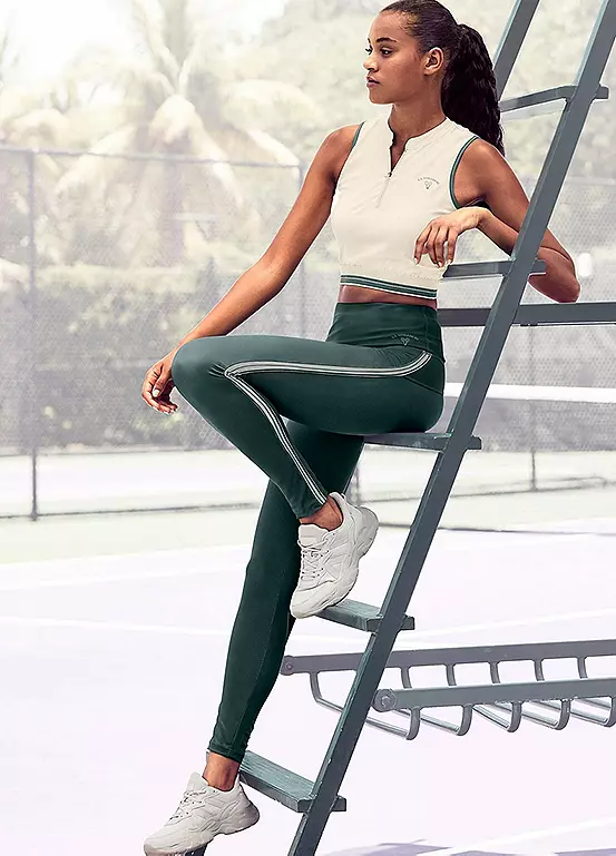 Active By LASCANA Side Stripe Tennis Leggings 3 Active By LASCANA Side Stripe Tennis Leggings - Image 3