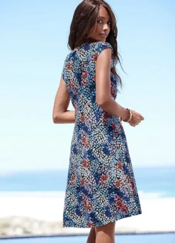 S.Oliver All-Over Printed Jersey Dress -Sunbeach Style Shop s.Oliver All Over Printed Jersey Dress43803640FRSP W01