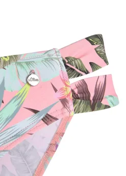 S.Oliver ’Azalea’ Tropical Print Bikini Bottoms -Sunbeach Style Shop s.Oliver Azalea Tropical Print Bikini Bottoms51201404FRSC W01