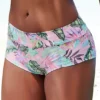 S.Oliver ’Azalea’ Tropical Print Bikini Hot Pants