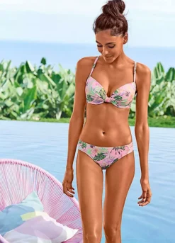 S.Oliver ’Azalea’ Tropical Print Underwired Bikini Top -Sunbeach Style Shop s.Oliver Azalea Tropical Print Underwired Bikini Top35434612FRSP W01
