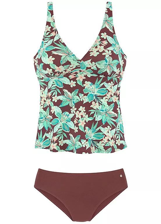 S.Oliver Floral Print Underwired Tankini 2 S.Oliver Floral Print Underwired Tankini - Image 2