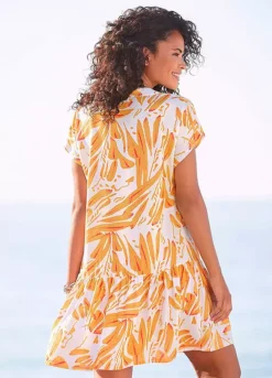 S.Oliver Flounced Beach Dress -Sunbeach Style Shop s.Oliver Flounced Beach Dress88858056FRSP W01