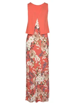 S.Oliver Layered Look Maxi Dress -Sunbeach Style Shop s.Oliver Layered Look Maxi Dress50154329FRSC W01