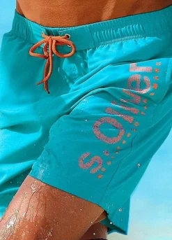 S.Oliver Logo Print Swim Shorts 6 S.Oliver Logo Print Swim Shorts -Sunbeach Style Shop s.Oliver Logo Print Swim Shorts580154FRSP W01