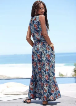 S.Oliver Polka Dot Print Maxi Dress -Sunbeach Style Shop s.Oliver Polka Dot Print Maxi Dress53413605FRSP W01