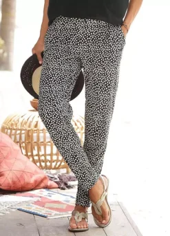 S.Oliver Red Label Floral Print Beach Trousers