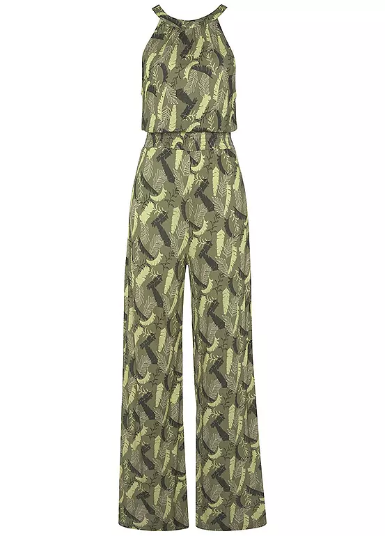 S.Oliver Tropical Print Jumpsuit 2 S.Oliver Tropical Print Jumpsuit - Image 2