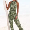 S.Oliver Tropical Print Jumpsuit