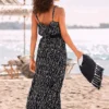 S.Oliver V-Neck Maxi Dress