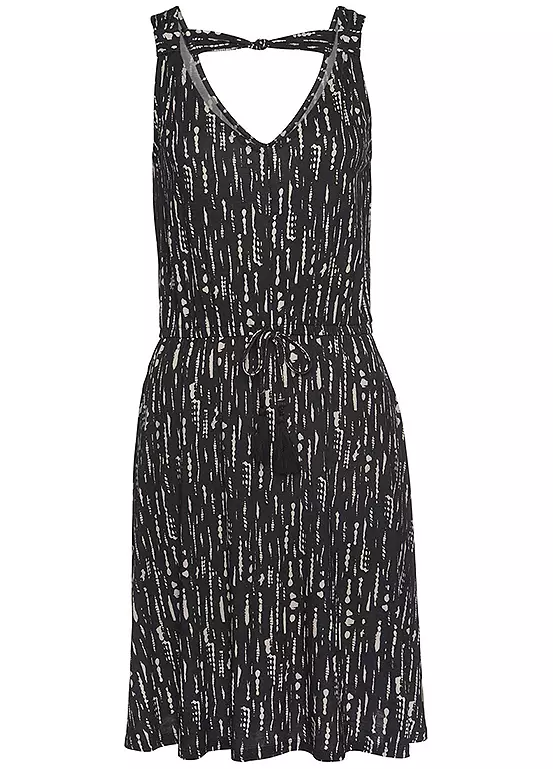 S.Oliver V-Neck Print Beach Dress 2 S.Oliver V-Neck Print Beach Dress - Image 2